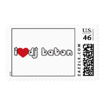 I LOVE DJ BATON STAMP