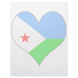 I Love Djibouti Customized Letterhead