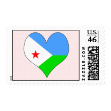 I Love Djibouti Postage