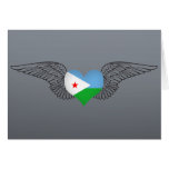 I Love Djibouti -wings cards