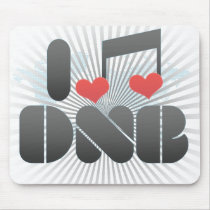 I Love DNB Mouse Pads