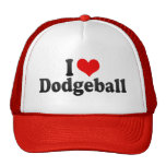I Love Dodgeball Trucker Hats