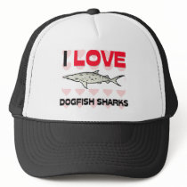 I Love Dogfish Sharks hats by AnimalShirts I Love Dogfish Sharks hats