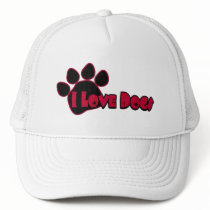 I Love Dogs Hat