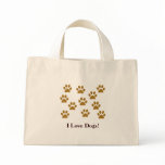 "I Love Dogs!" Tote Bag