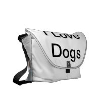 I love dogs with dog face bag courier bag