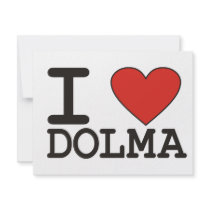 I Love Dolma Invitation