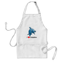 I love Dolphins aprons