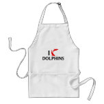I Love Dolphins aprons