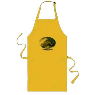 I Love Dolphins (Bottlenose Dolphin Breaching) Aprons