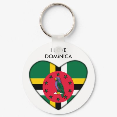 I love Dominica Key Chain by creolevibe