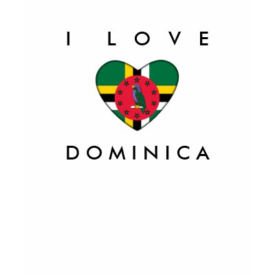 I Love Dominica Spaghetti Top Tshirts by creolevibe