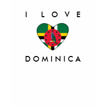 I Love Dominica Spaghetti Top t-shirts