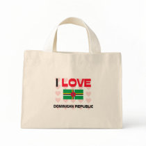 I Love Dominican Republic bags
