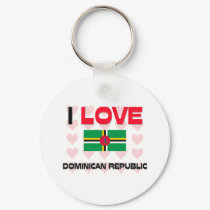 I Love Dominican Republic keychains by tshirtshirts I Love Dominican Republic keychains