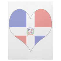 I Love Dominican Republic Letterhead Template