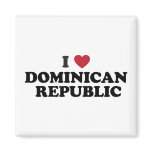 I Love Dominican Republic Magnets