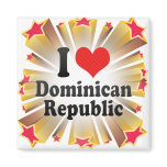 I Love Dominican+Republic Fridge Magnet