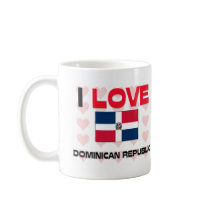 I Love Dominican Republic mugs