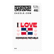 I Love Dominican Republic postage by tshirtshirts I Love Dominican Republic postage