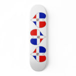 I Love Dominican Republic Custom Skate Board
