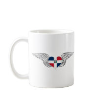I Love Dominican Republic -wings Mug