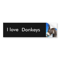 I love , Donkeys bumber sticker bumper stickers by Lizard_Lips13 I love , Donkeys bumber sticker bumper stickers