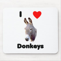 I love donkeys Mousepad by towalj I love donkeys Mousepad