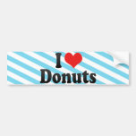 I Love Donuts Bumper Sticker