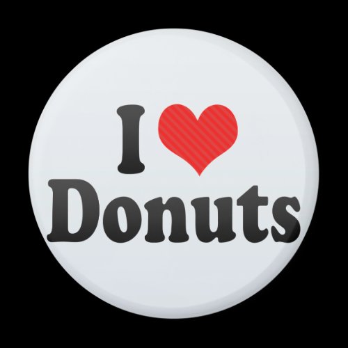 I Love Donuts Fridge Magnets