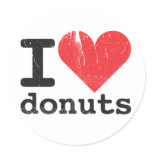 I love donuts Sticker