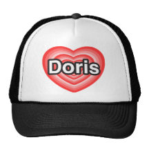 I love Doris. I love you Doris. Heart Hats