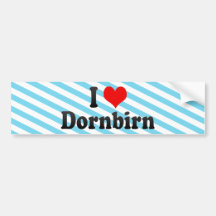 I Love Dornbirn, Austria Bumper Sticker