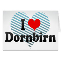 I Love Dornbirn, Austria Greeting Cards