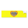 I love Dorothy: rainbow heart Bumper Stickers