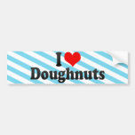 I Love Doughnuts Bumper Sticker