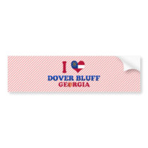 I Love Dover Bluff, Georgia Bumper Sticker