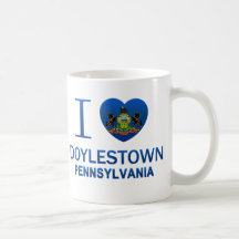 I Love Doylestown, PA Coffee Mugs