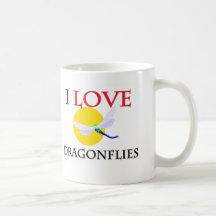 I Love Dragonflies Mug
