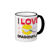 I Love Dragonflies Mug