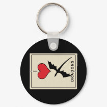 I Love Dragons keychains by thefrozenduck I Love Dragons keychains