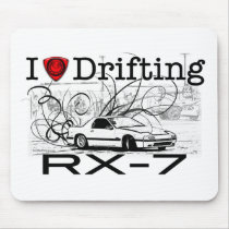 I love drifting RX-7 mousepads