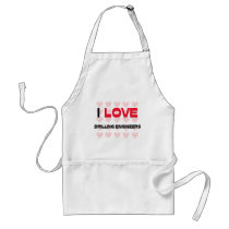 I LOVE DRILLING ENGINEERS aprons by professions I LOVE DRILLING ENGINEERS aprons