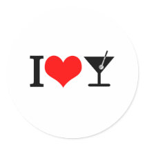 I love drinks stickers