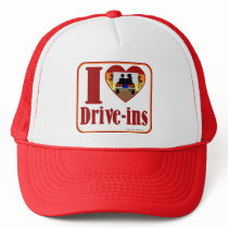I love drive ins! hats by Anotherfort I love drive ins! hats