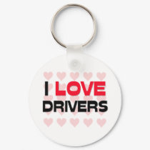I LOVE DRIVERS keychains by professions I LOVE DRIVERS keychains
