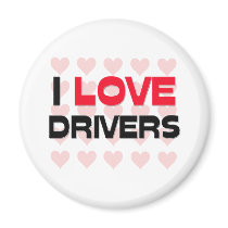 I LOVE DRIVERS magnets by professions I LOVE DRIVERS magnets