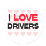 I LOVE DRIVERS stickers