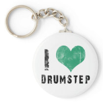 I Love Drumstep Keychains