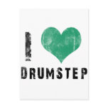I Love Drumstep postcards